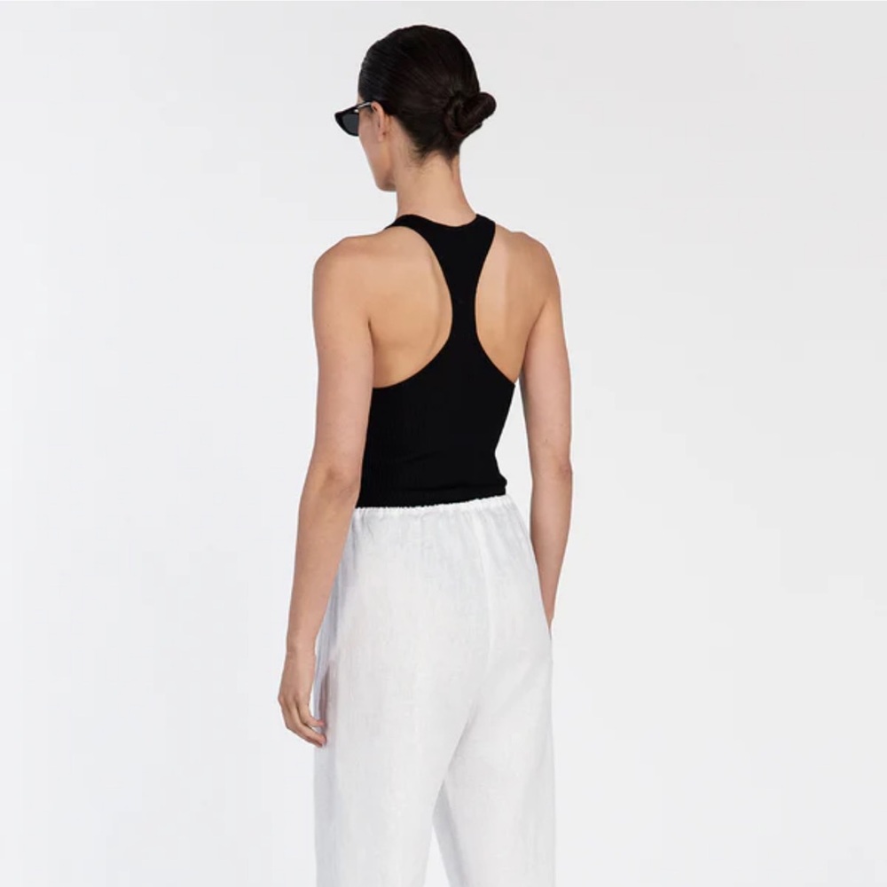 DISSH Black Ribbed Halter Bodysuit - Picture 4 of 7